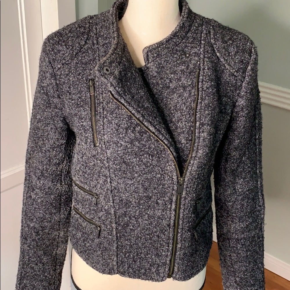 Tweed waist jacket